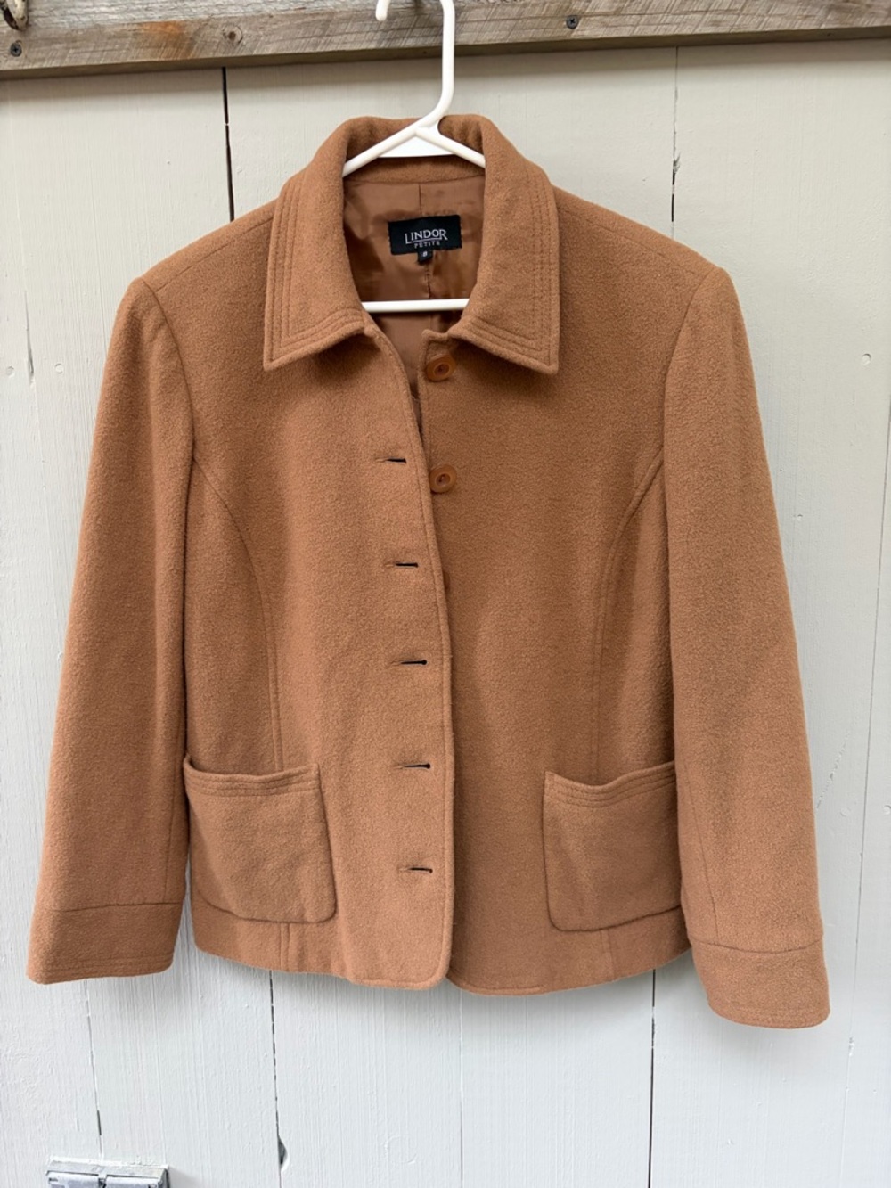 Vintage Lindor Camel Wool/Cashmere Blend Jacket